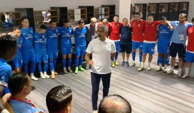 Bodrum FK Teknik Direktörü İsmet Taşdemir’in, final maçındaki motivasyon konuşması damga vurdu