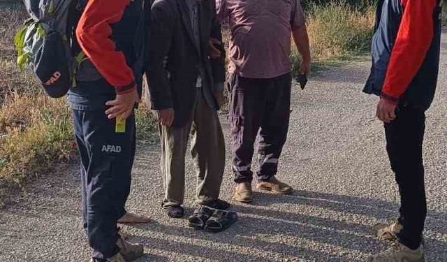 Burdur’da kaybolan Alzheimer hastası yaşlı adam AFAD tarafından bulundu