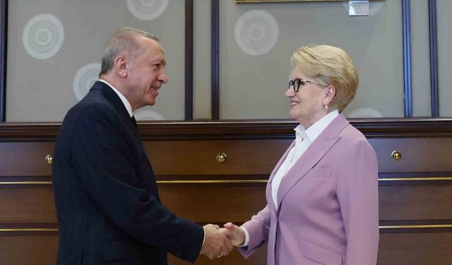 Cumhurbaşkanı Erdoğan, eski İYİ Parti Genel Başkanı Akşener ile görüştü