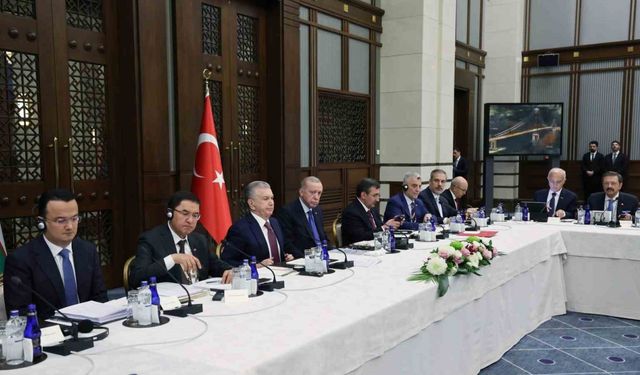 Cumhurbaşkanı Erdoğan: "Özbek kardeşlerimizle her alanda çalışmaya hazır olduğumuzu vurgulamak istiyorum"