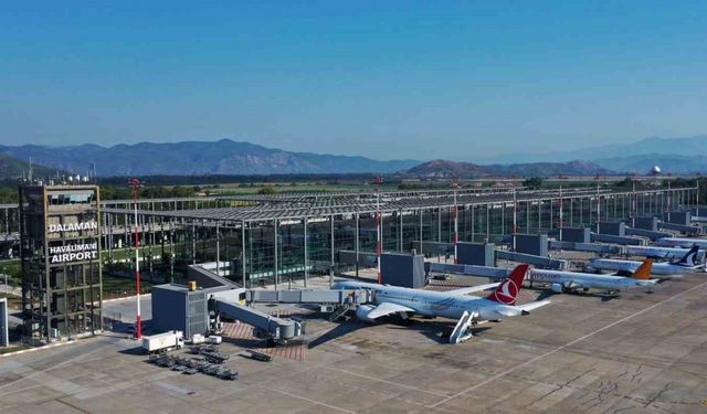 Dalaman Havalimanı 5 ayda 1 milyon 192 bin yolcuya hizmet verdi