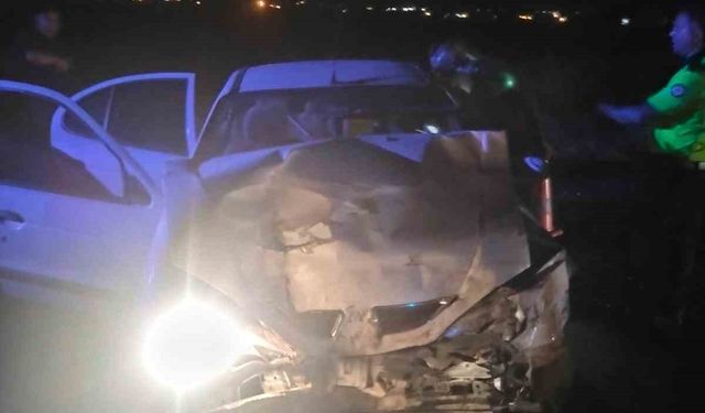 Diyarbakır’da iki otomobilin çarpıştığı kazada 4 kişi yaralandı
