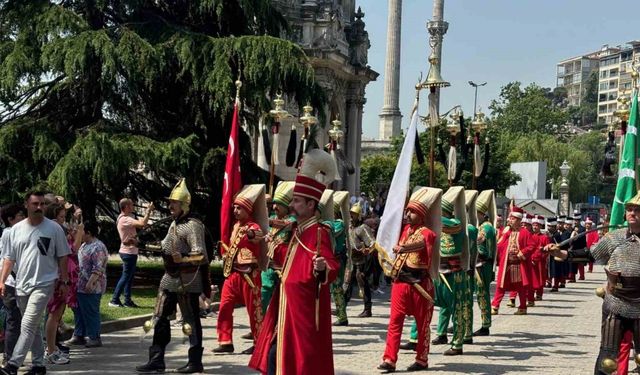 Dolmabahçe Sarayı’nda mehteran coşkusu