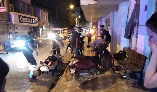 Edremit’te motosikletler çarpıştı: 1 yaralı