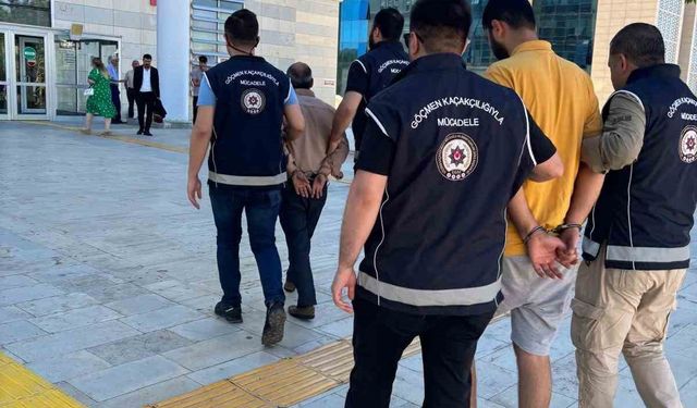 Elazığ’da göçmen kaçakçısı 2 şüpheli tutuklandı