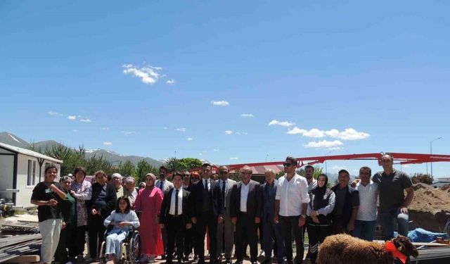 Erzurum engelsiz yaşam merkezi gündüzlü bakım ünitesi projesinin temeli atıldı
