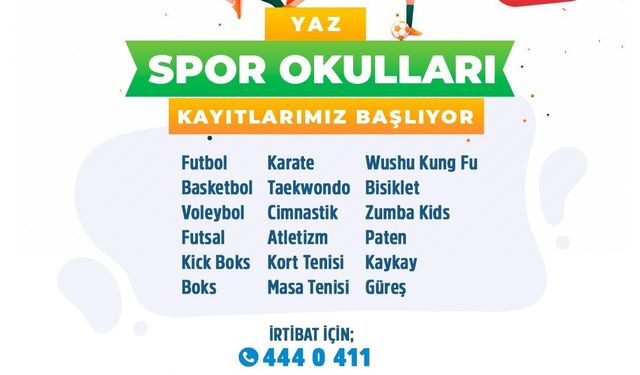 Esenyurt’ta Yaz Spor Okulları’nın kayıtları başlayacak