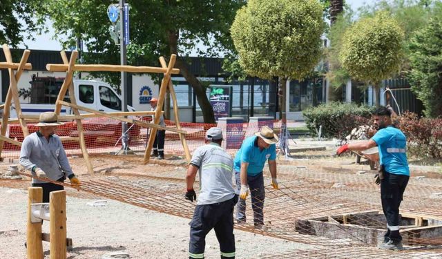 Eskihisar’daki çocuk parkı yenileniyor
