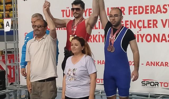 Eskişehirli görme engelli sporcu Türkiye 3’üncüsü oldu