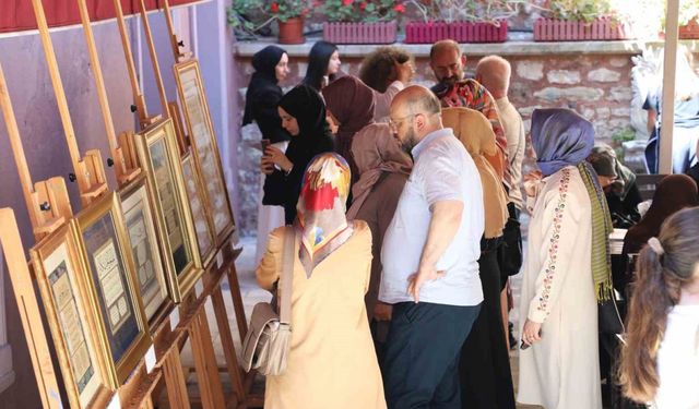 Fatih’te "Anasır-ı Erbaa Hüsn-i Hat Sergisi" açıldı