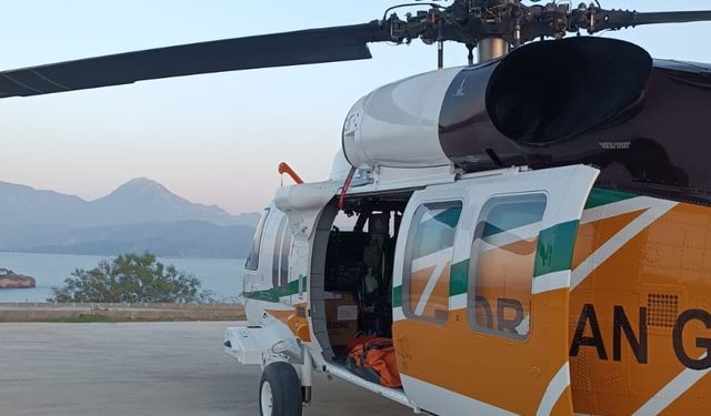 Fethiye’de 2 yangın söndürme helikopteri göreve başladı
