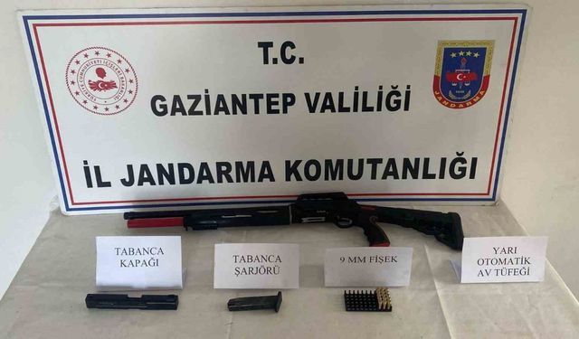 Gaziantep’te 35 adet ruhsatsız silah ele geçirildi