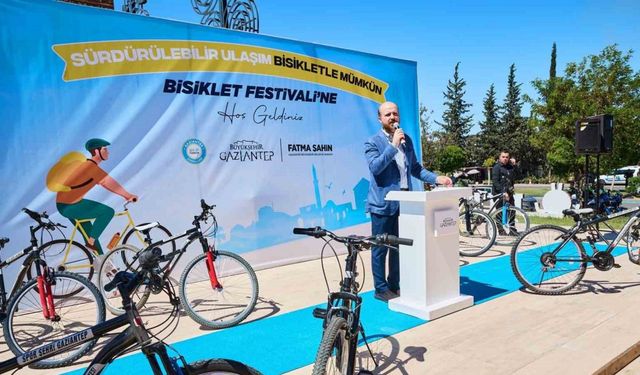 Gaziantep’te Bilal Erdoğan’ın katılımıyla dünya bisiklet günü etkinliği