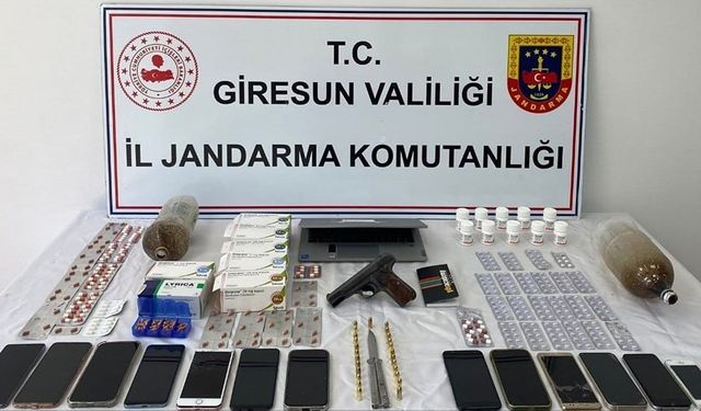 Giresun’da jandarmadan uyuşturucu operasyonu: 13 gözaltı