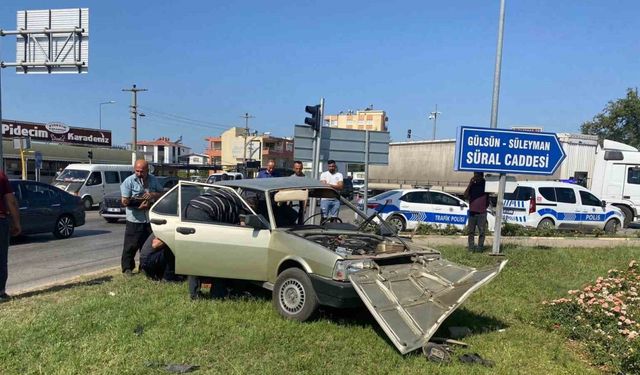 Işık ihlali kazaya sebep oldu: 2 yaralı