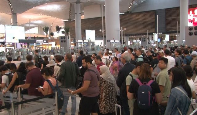 İstanbul Havalimanı’nda bayram yoğunluğu