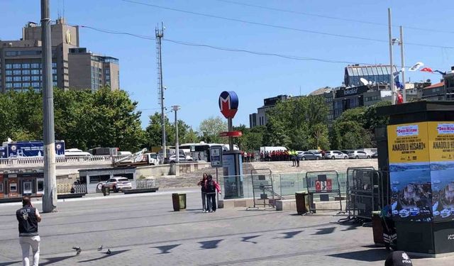 İstanbul Valiliği kararıyla Taksim ve Şişhane metro istasyonu kapatıldı