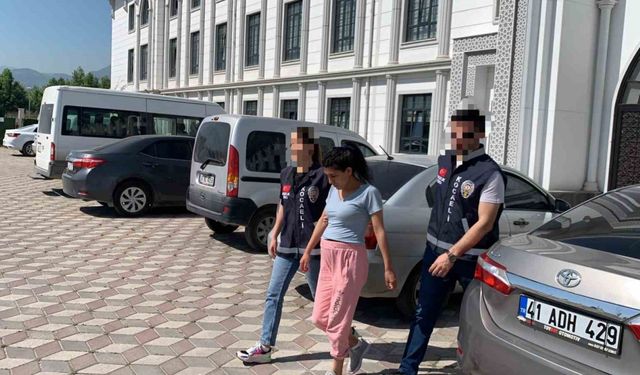 Kadın hırsız İstanbul’da yakalandı