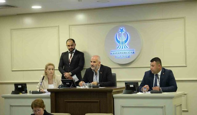 Kahramankazan Belediyesi Haziran ayı meclis toplantısı gerçekleştirildi