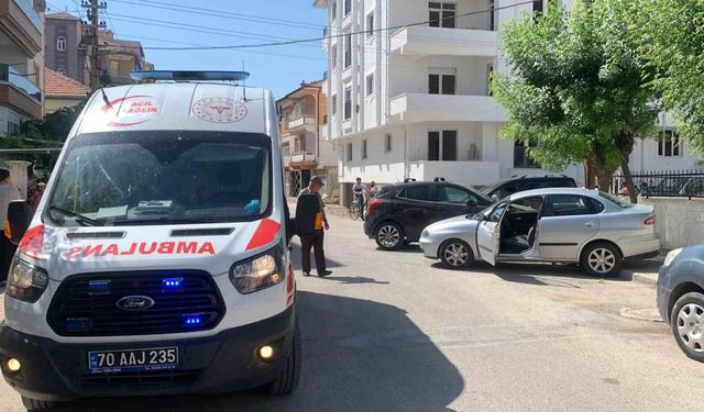 Karaman’da cip ile otomobil çarpıştı: 2 yaralı