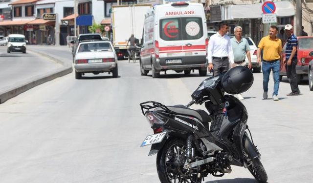 Karapınar’da motosiklet kazası: 1 yaralı