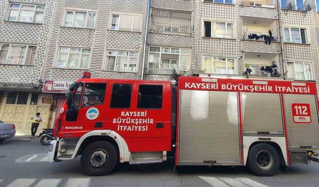 Kayseri’de ev yangını
