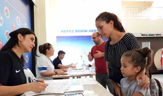 Kepez’in sportif yaz tatiline yoğun ilgi