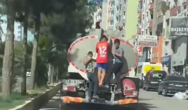 Kızıltepe’de çocukların tehlikeli yolculuğu