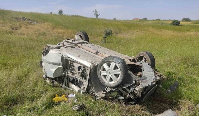 Kontrolden çıkan otomobil takla attı, sürücü hayatını kaybetti