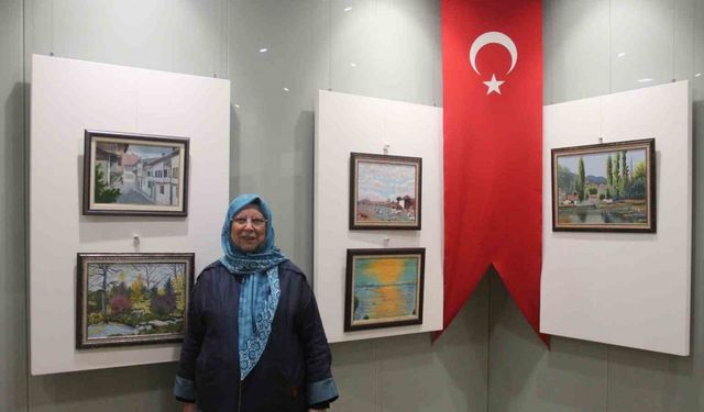 Kütahya’da emekli memur Yaşar Ataseven ilk kişisel sergisini açtı