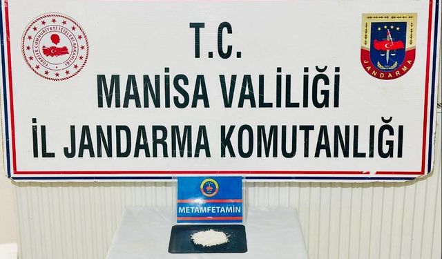 Manisa’da üzerinden metamfetamin çıkan şüpheli tutuklandı