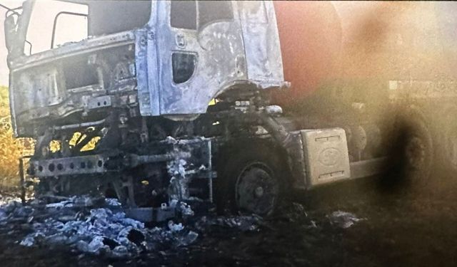 Mardin’de yangına müdahaleye giden itfaiye aracı yandı