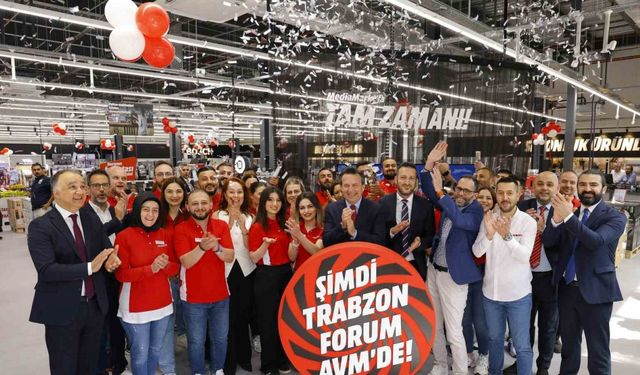 MediaMarkt’ın yeni mağazası Forum Trabzon AVM’de açıldı