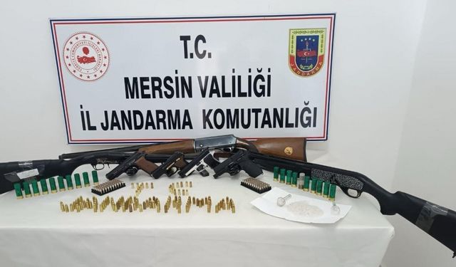 Mersin’de silah kaçakçılığı operasyonu: 7 gözaltı