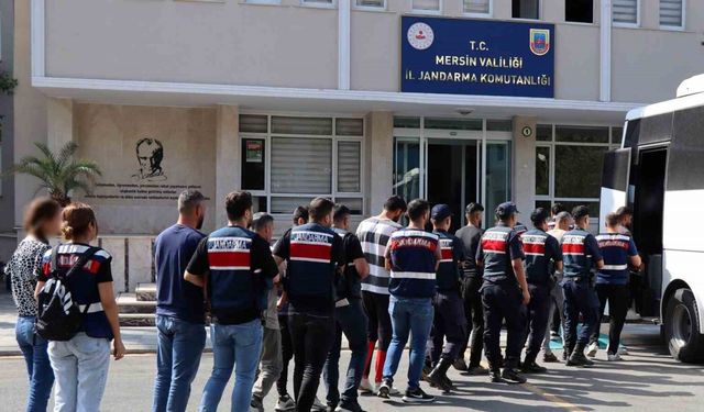 Mersin’de terör örgütü PKK’ya operasyon: 12 gözaltı