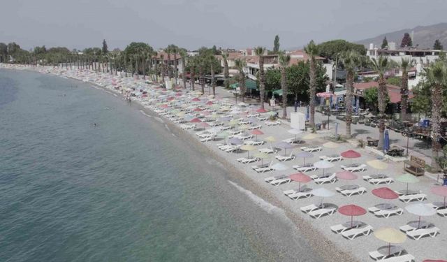 Milas Belediyesi sahillerdeki çalışmalarını tamamladı