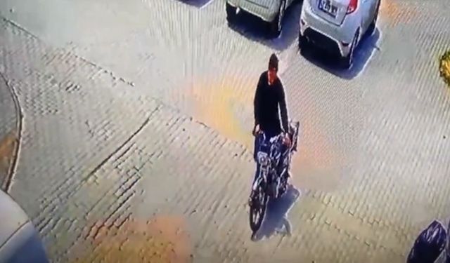 Motosiklet hırsızı polisten kaçamadı