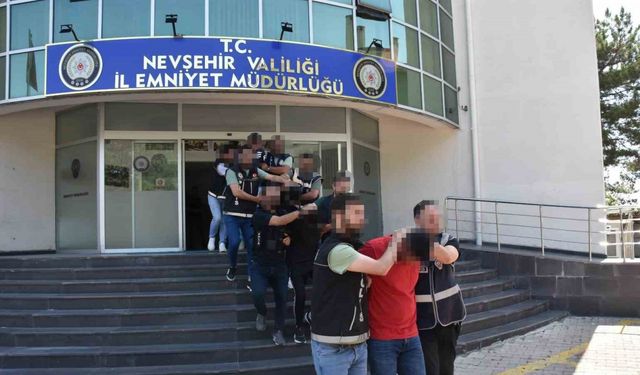 Nevşehir’de uyuşturucu operasyonu: 5 kişi tutuklandı