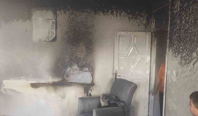 Reyhanlı’da çıkan ev yangını söndürüldü