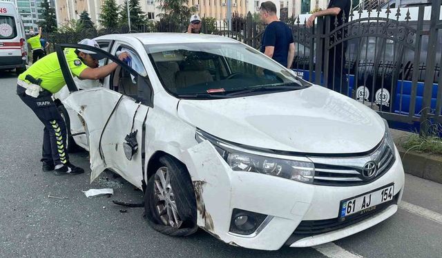Rize’de trafik kazası: 3 yaralı