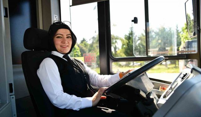Samsun’un Nazime kaptanı, otobüs şoförü olarak çalışıyor