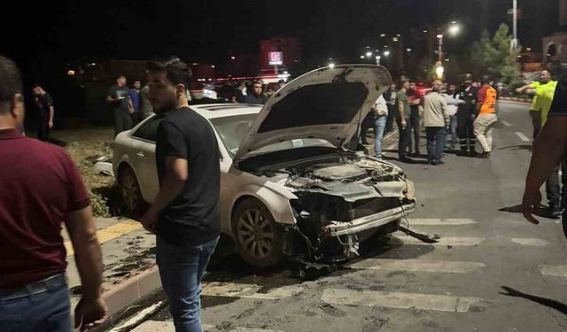 Siirt’te otomobil kazası: 2 yaralı
