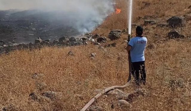 Şırnak’ta 7 köye sıçrayan anız yangını kontrol altına alındı