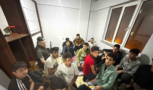 Tekirdağ’da 34 düzensiz göçmen yakalandı
