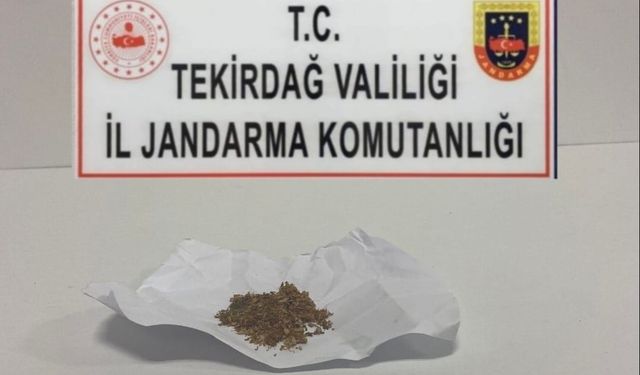 Tekirdağ’da bandrolsüz puro ve uyuşturucu madde ele geçirildi