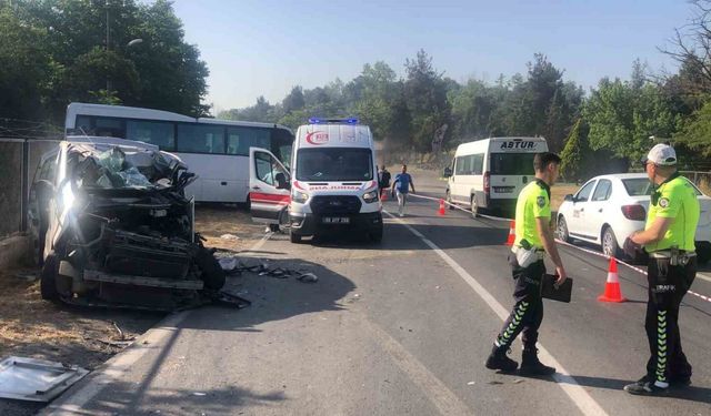 Tekirdağ’da feci kaza: 2 ölü, 10 yaralı