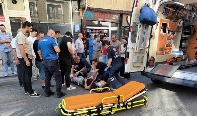 Tekirdağ’da otomobil ile motosiklet çarpıştı: 1 yaralı