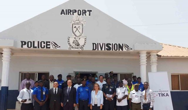 TİKA, Banjul Uluslararası Havaalanı polis birimini yeniledi