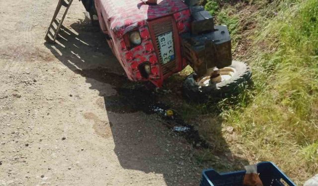 Traktör devrildi: 8 yaşındaki çocuk öldü, annesi yaralandı