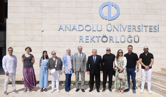 TÜBA’dan uluslararası proje için Anadolu Üniversitesi’ne ziyaret
